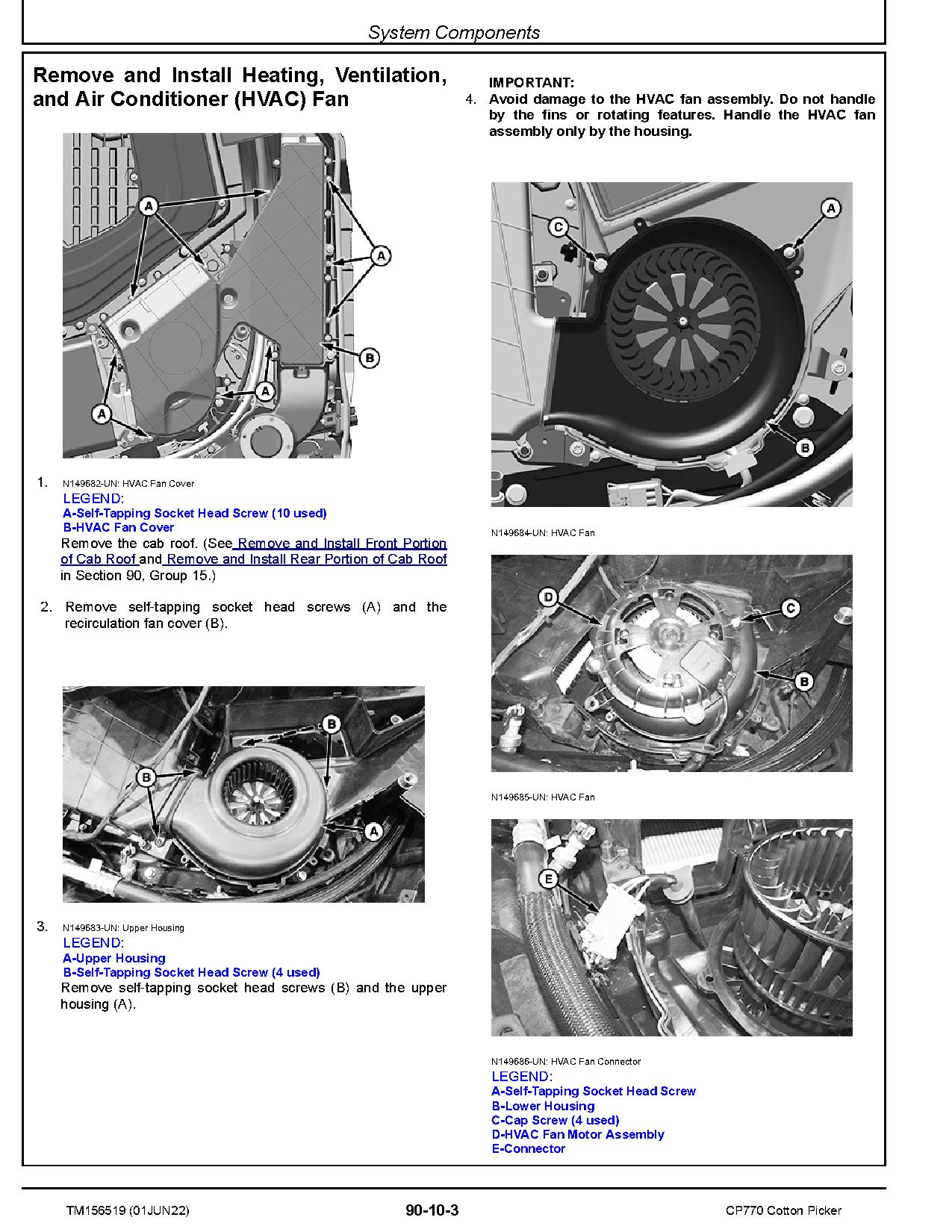 John Deere CP770 Cotton Pickers Repair Manual TM156519 (4)