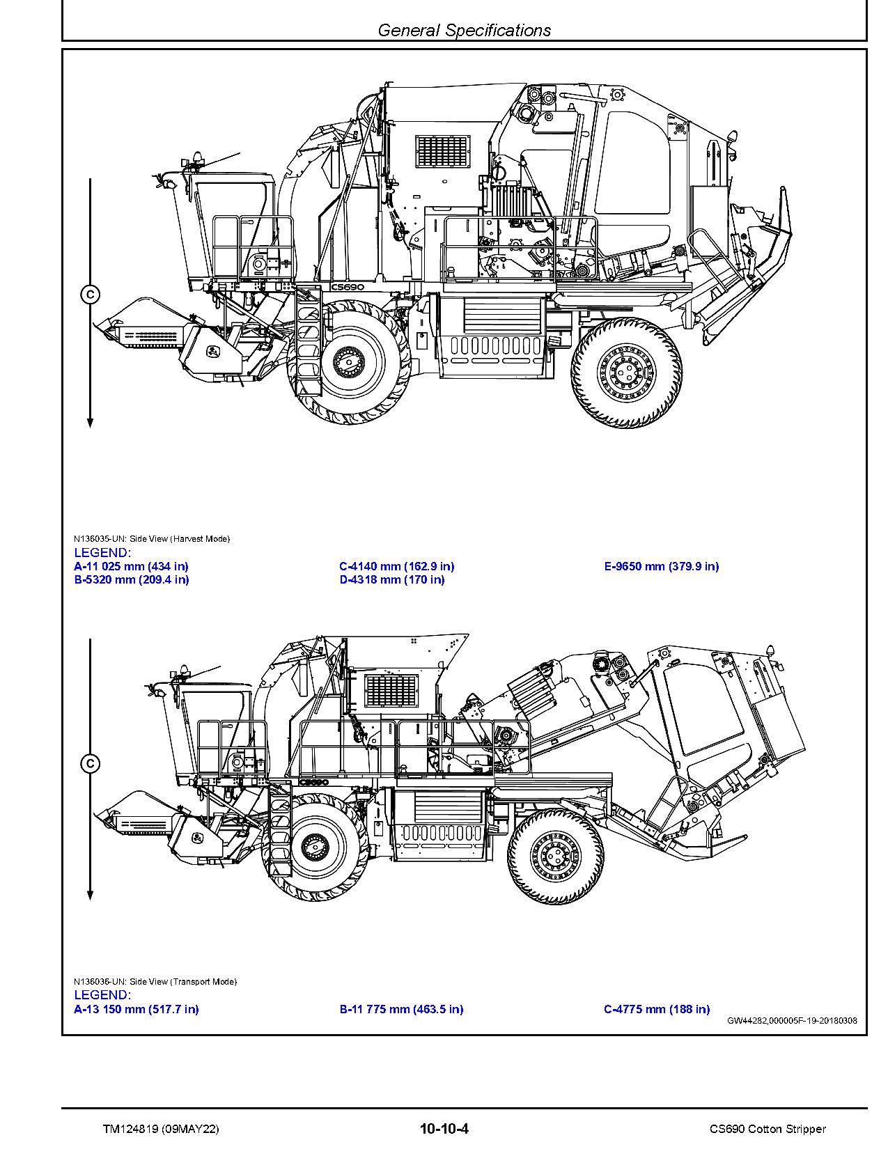 John Deere CS690 Cotton Strippers Repair Manual TM124819 (2)