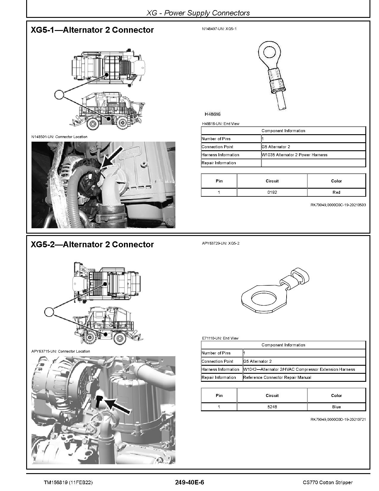 John Deere CS770 Cotton Strippers Diagnostic Manual TM156819 (4)