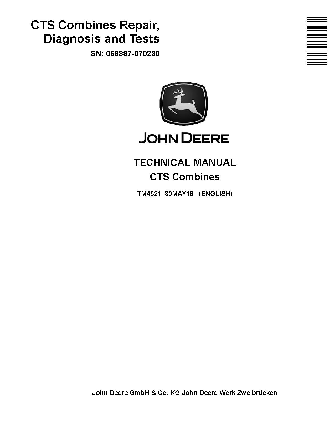 John Deere CTS Combines Technical Manual TM4521 (1)