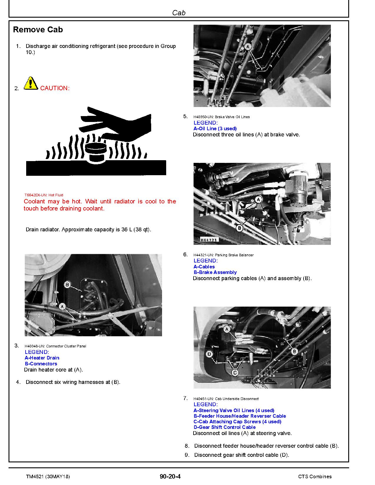 John Deere CTS Combines Technical Manual TM4521 (3)