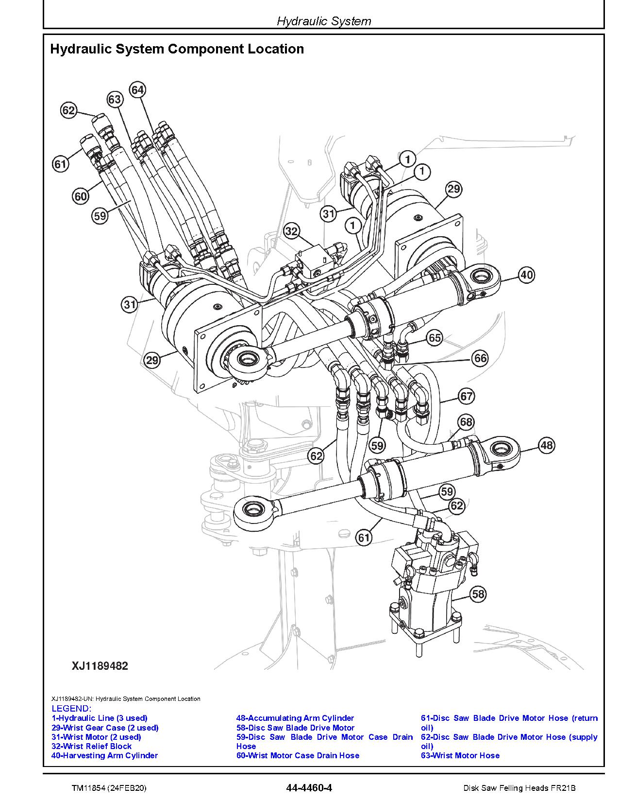 John Deere FR21B Disk Saw Felling Heads Technical Manual TM11854 (4)