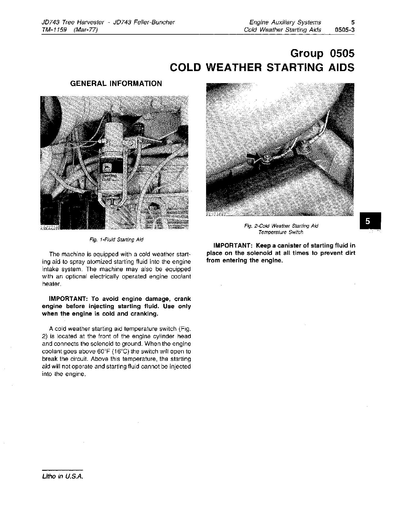 John Deere JD743 Feller Bunchers JD743 Harvesters Technical Manual TM1159 (3)