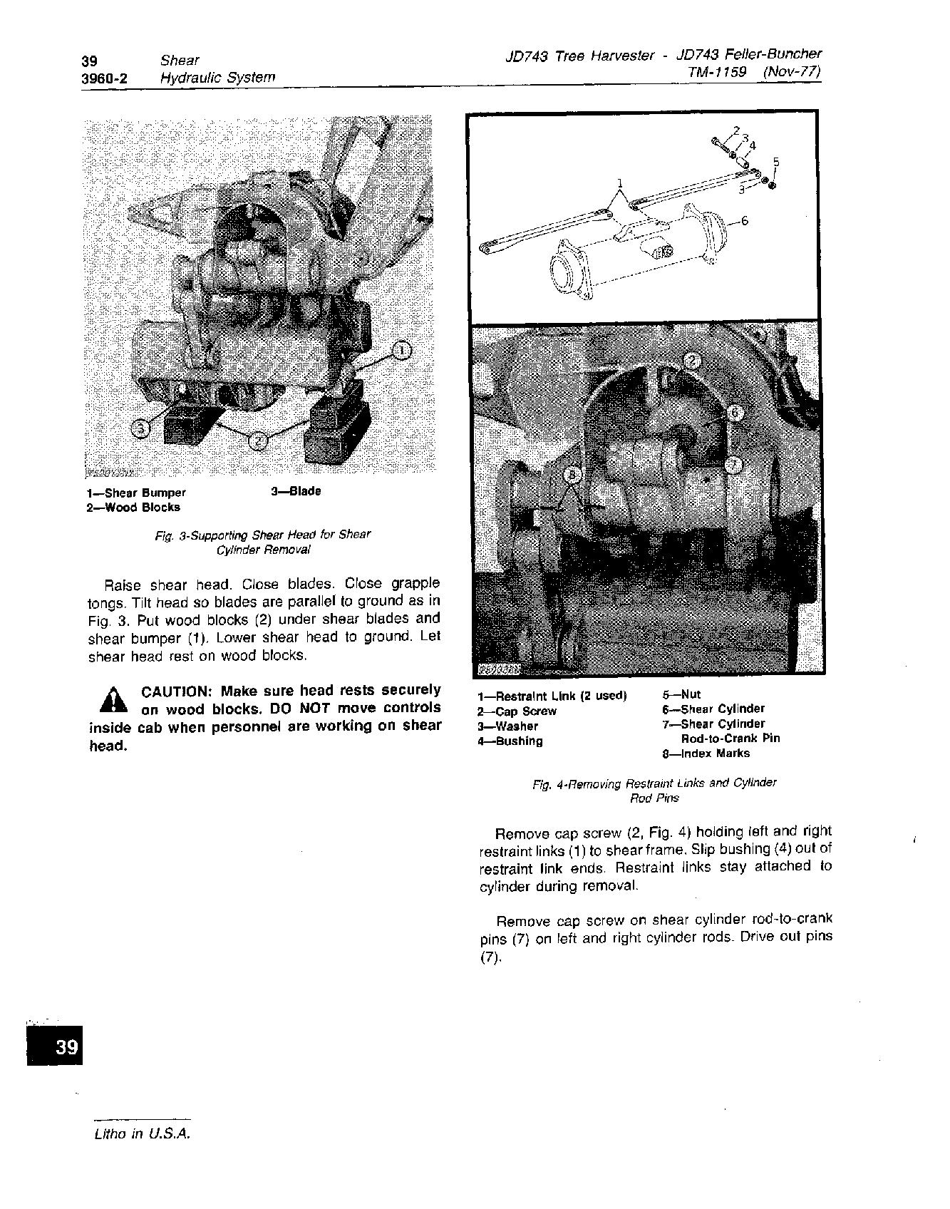 John Deere JD743 Feller Bunchers JD743 Harvesters Technical Manual TM1159 (4)