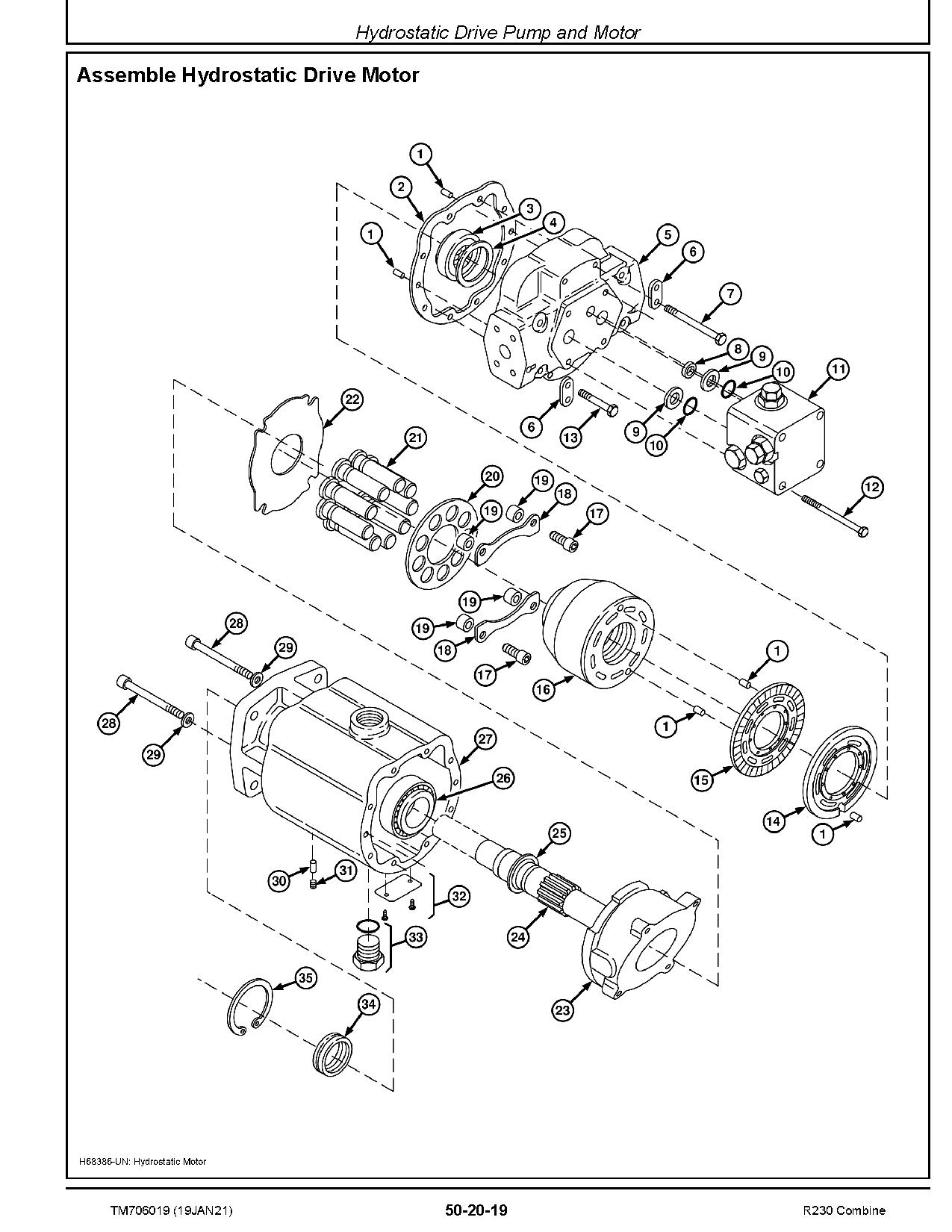 John Deere R230 Combines Repair Manual TM706019 (3)