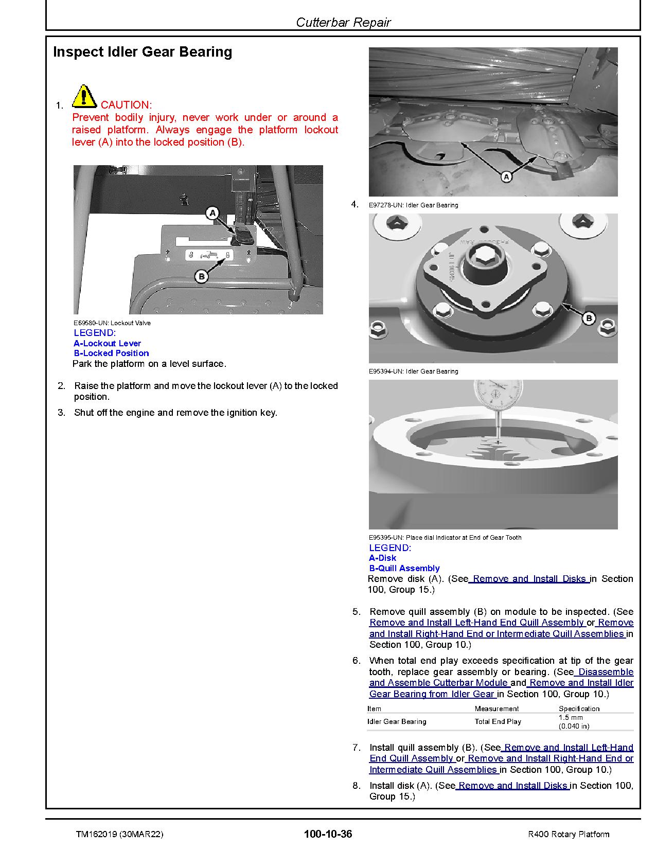 John Deere R400 Rotary Platforms Technical Manual TM162019 (3)