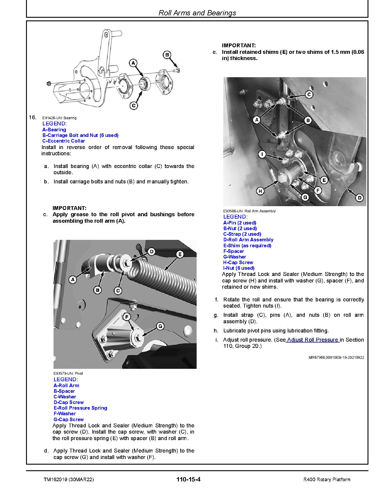 John Deere R400 Rotary Platforms Technical Manual TM162019 (4)