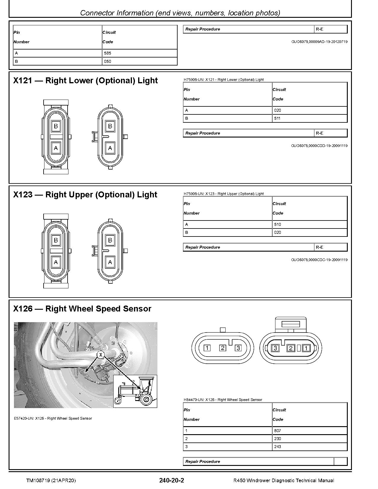 John Deere R450 Self Propelled Windrowers Diagnostic Manual TM108719 (2)