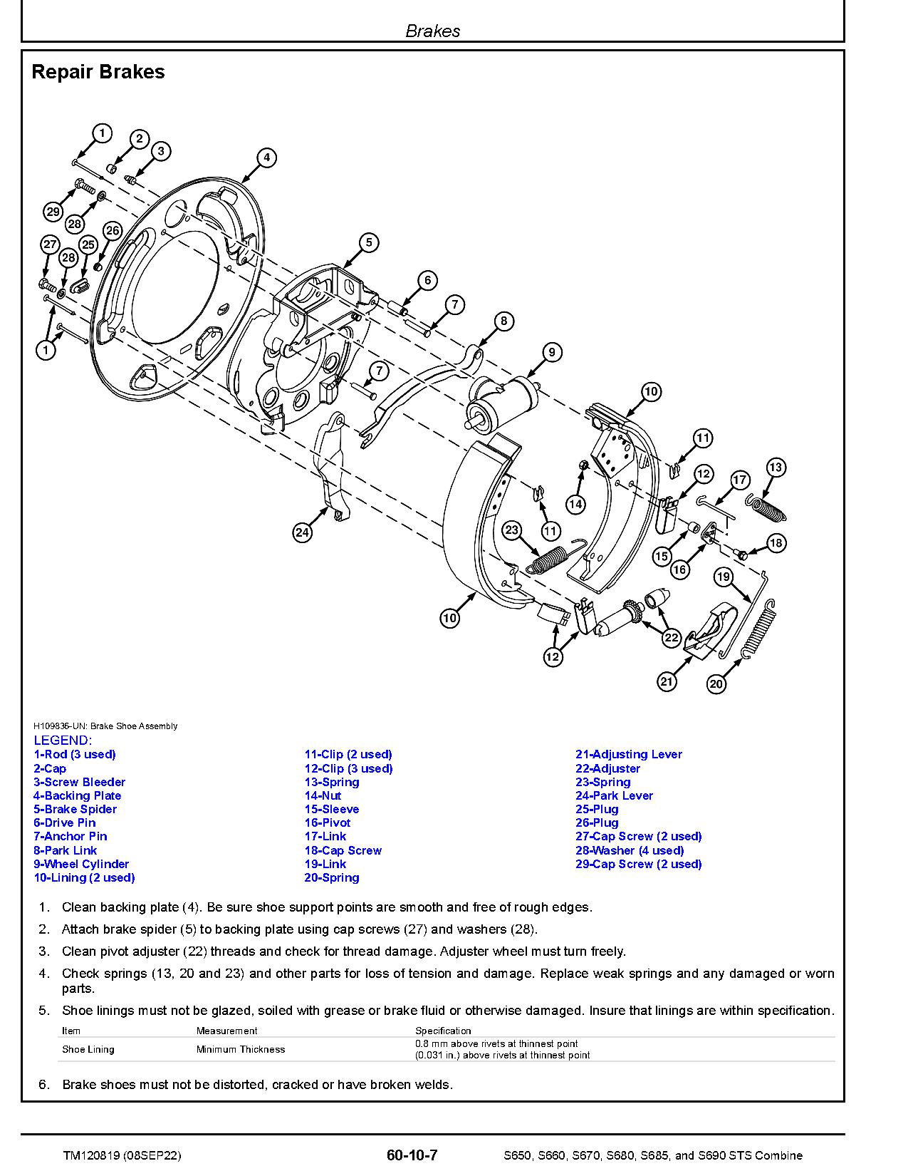 John Deere S650 S660 S670 S680 S685 S690 Combines Repair Manual TM120819 (3)