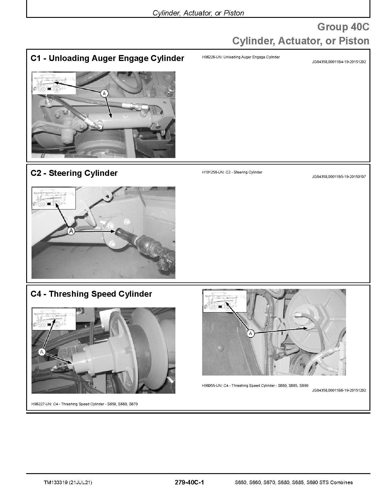 John Deere S650 S660 S670 S680 S685 S690 STS Combines Diagnostic Manual TM133319 (4)