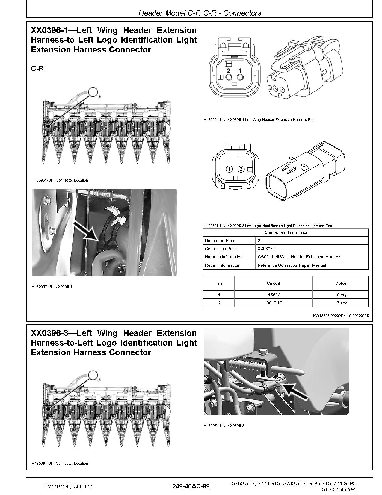 John Deere S760 S770 S780 S785 S790 STS Combines Diagnostic Manual TM140719 (2)