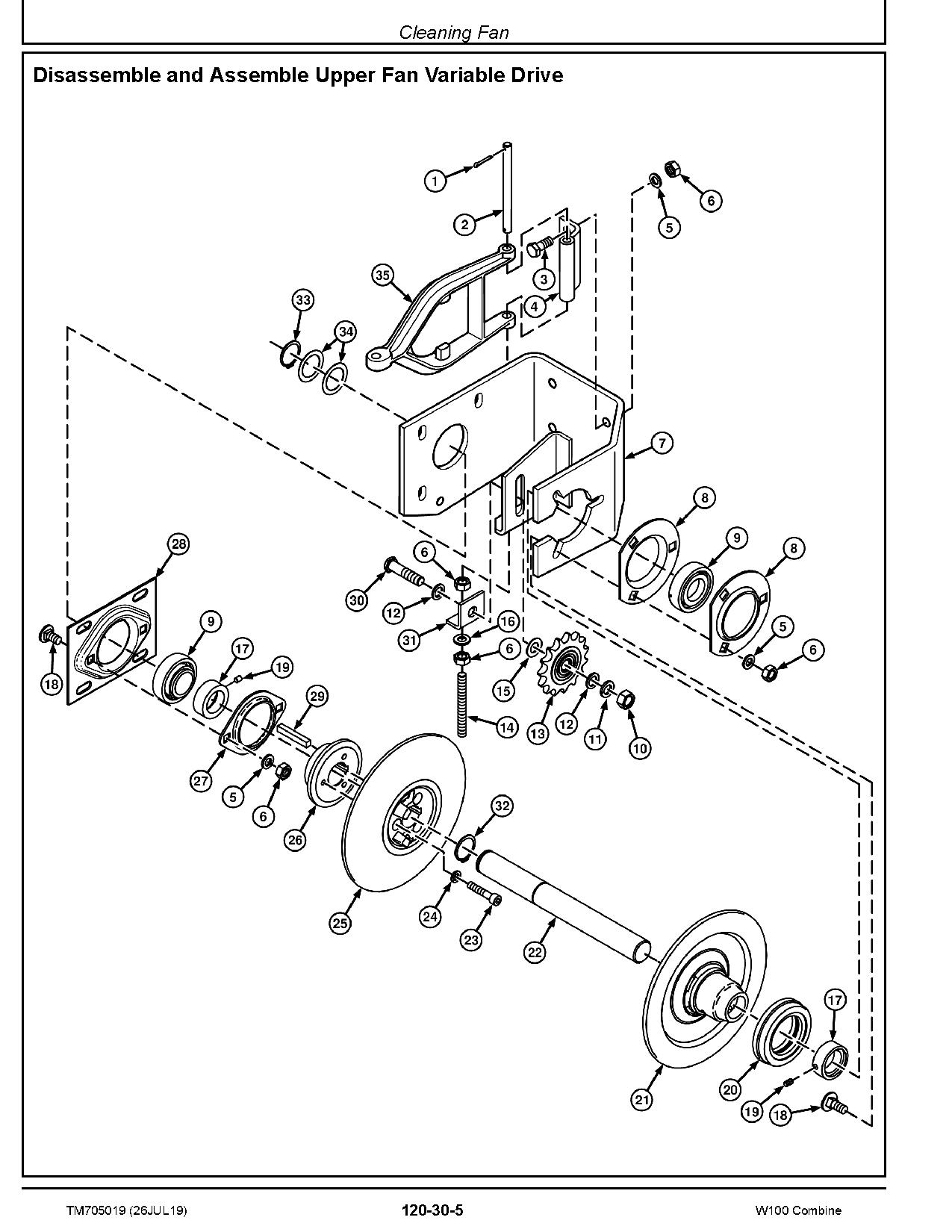 John Deere W100 Combines Technical Manual TM705019 (4)