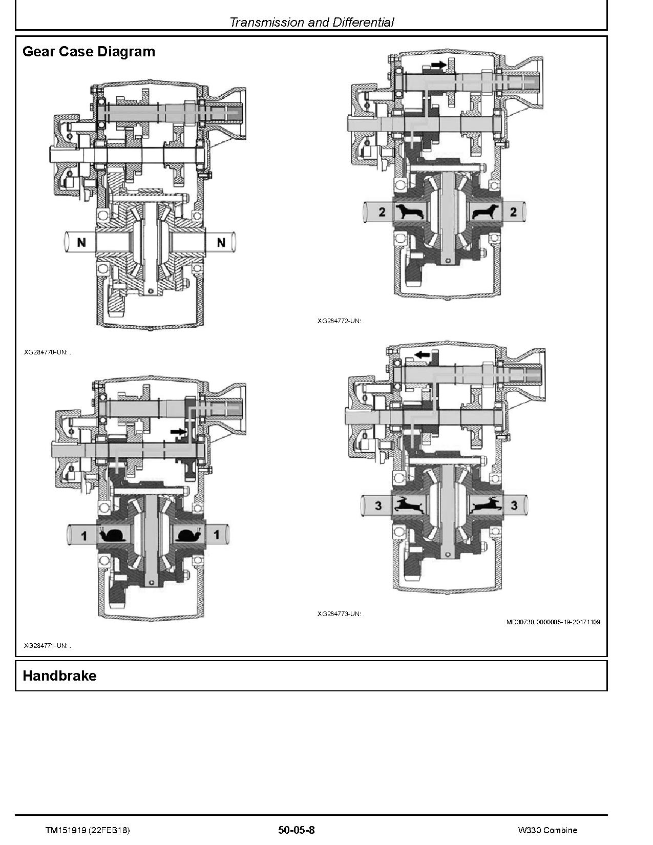 John Deere W330 Combines Repair Manual TM151919 (2)