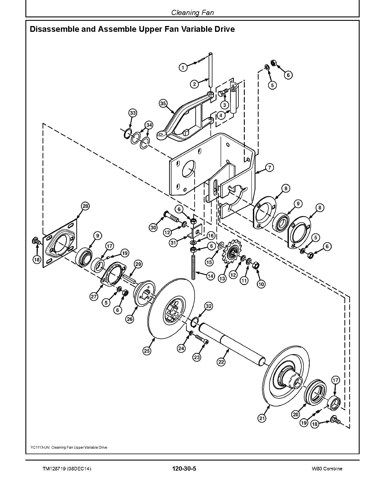 John Deere W80 Combines Technical Manual TM128719 (3)