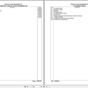 Komatsu Engine 1006 6T D U544809W UP Parts Catalog (1)
