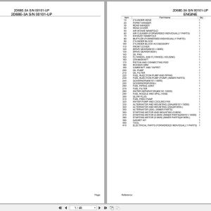 Komatsu Engine 2D68E 3A 00101 UP Parts Catalog (1)