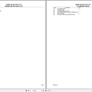 Komatsu Engine 3D68E 3B 00101 UP Parts Catalog (1)