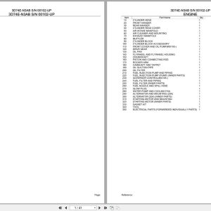 Komatsu Engine 3D74E N3AB 00102 UP Parts Catalog (1)