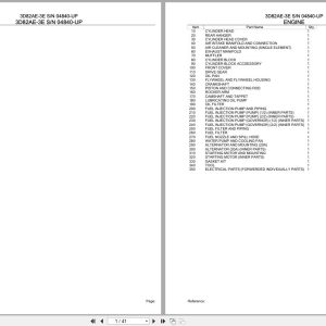 Komatsu Engine 3D82AE 3E 04840 UP Parts Catalog (1)