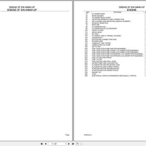Komatsu Engine 3D82AE 3F 04840 UP Parts Catalog (1)