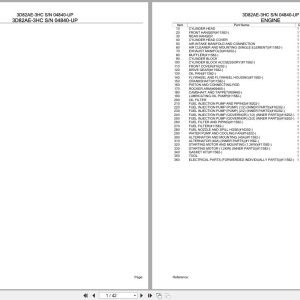 Komatsu Engine 3D82AE 3HC 04840 UP Parts Catalog (1)