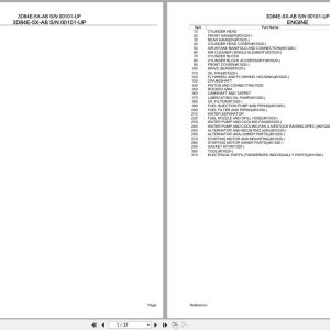 Komatsu Engine 3D84E 5X AB 00101 UP Parts Catalog (1)
