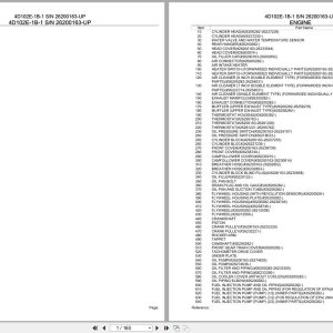 Komatsu Engine 4D102E 1B 1 26200163 UP Parts Catalog (1)