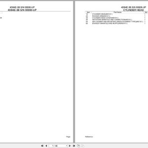 Komatsu Engine 4D84E 3B 00000 UP Parts Catalog (1)