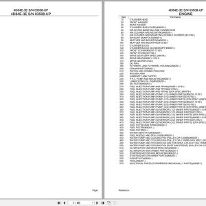 Komatsu Engine 4D84E 3E 03508 UP Parts Catalog (1)