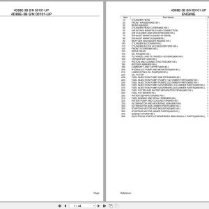 Komatsu Engine 4D88E 3B 00101 UP Parts Catalog (1)
