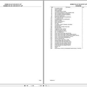 Komatsu Engine 4D88E 5X AC 00101 UP Parts Catalog (1)