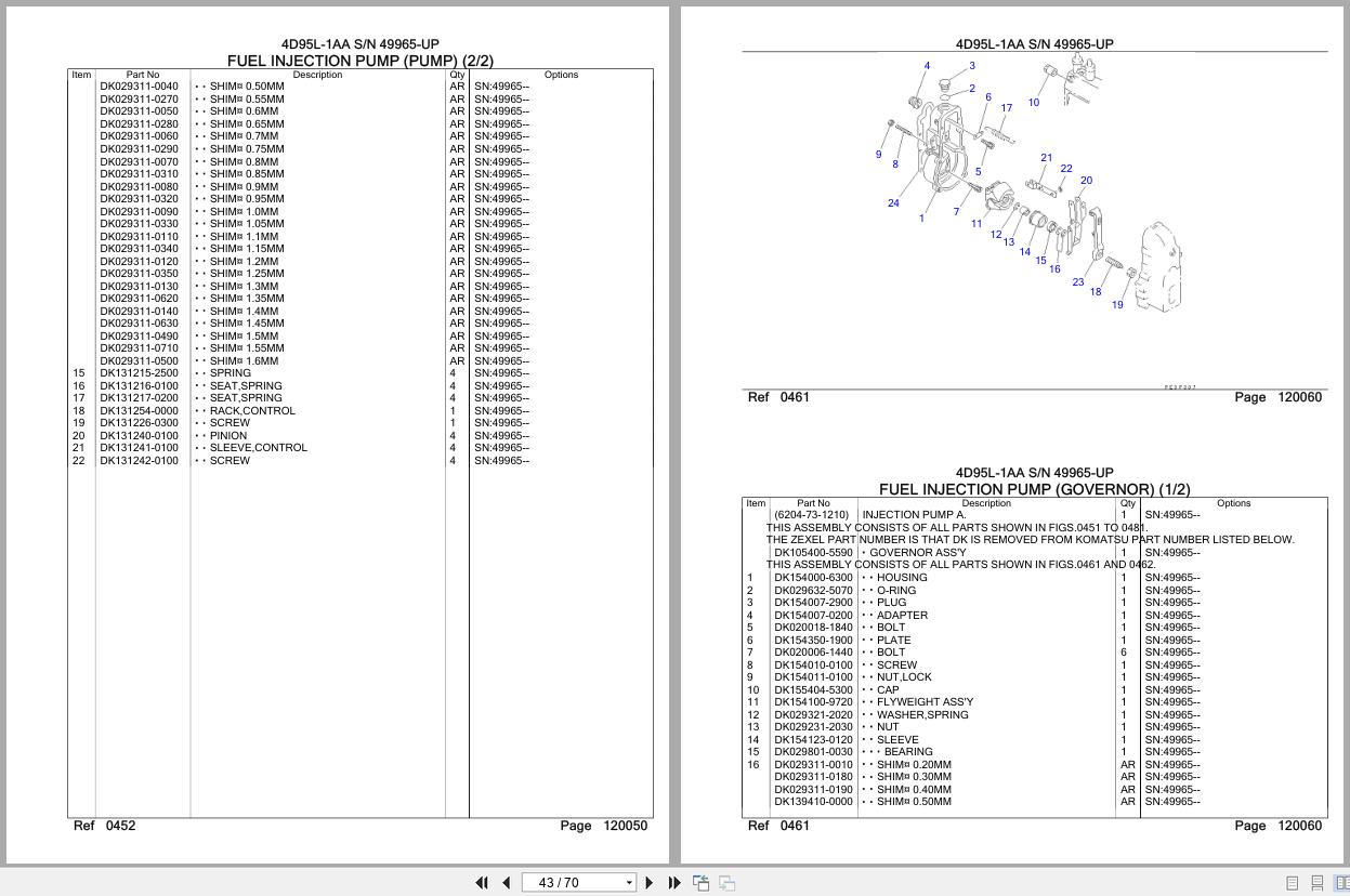 Komatsu Engine 4D95L 1AA 49965 UP Parts Catalog (3)