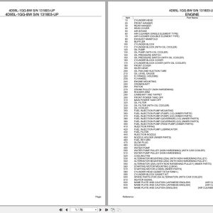 Komatsu Engine 4D95L 1GG BW 131803 UP Parts Catalog (1)