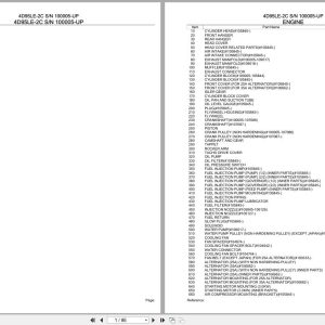 Komatsu Engine 4D95LE 2C 100005 UP Parts Catalog (1)