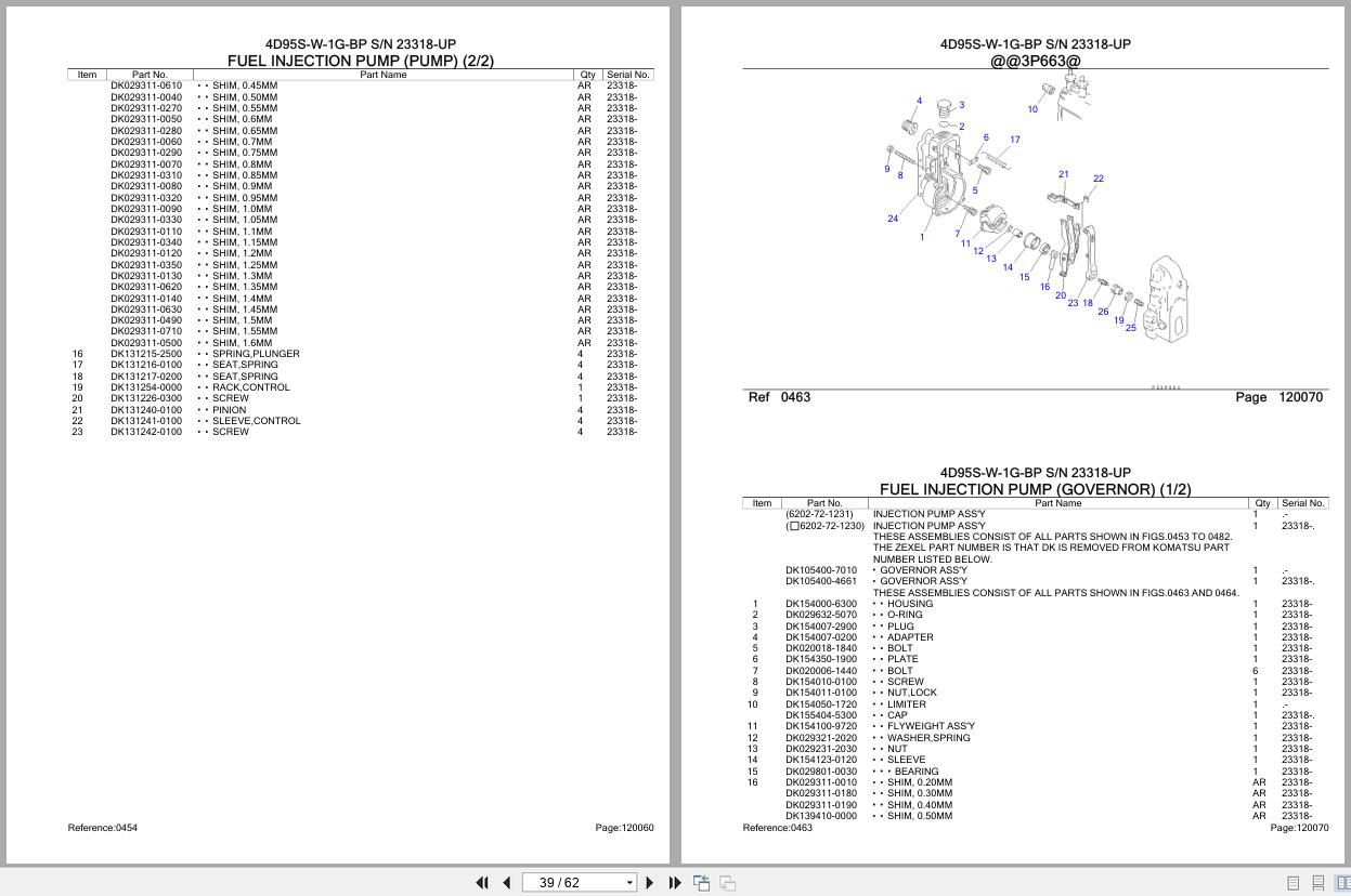 Komatsu Engine 4D95S W 1G BP 23318 UP Parts Catalog (2)