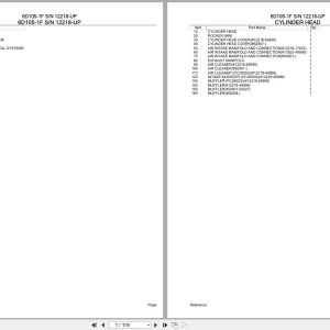 Komatsu Engine 6D105 1F 12218 UP Parts Catalog (1)