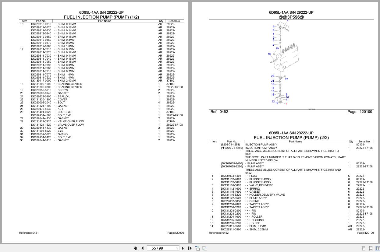 Komatsu Engine 6D95L 1AA 29222 UP Parts Catalog (2)
