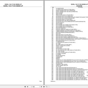 Komatsu Engine 6D95L 1AC P 96999 UP Parts Catalog (1)