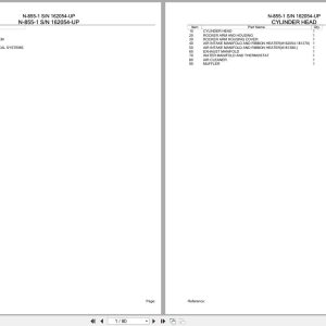 Komatsu Engine N 855 1 162054 UP Parts Catalog (1)