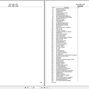 Komatsu Engine N14 1 UP Parts Catalog (1)