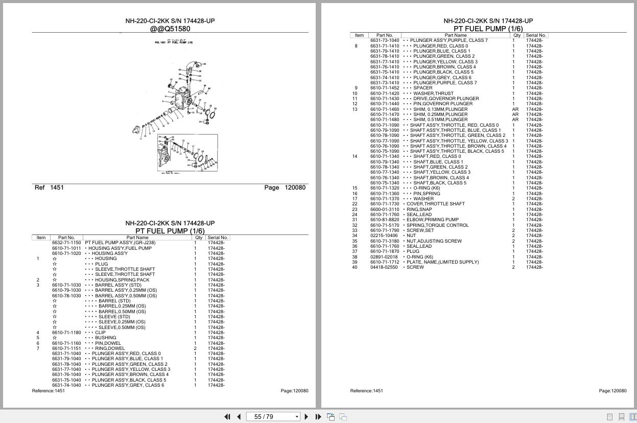 Komatsu Engine NH 220 CI 2KK 174428 UP Parts Catalog (2)