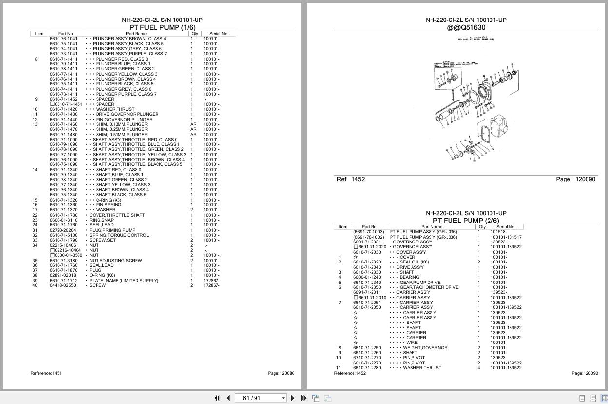 Komatsu Engine NH 220 CI 2L 100101 UP Parts Catalog (2)