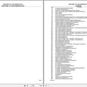 Komatsu Engine S4D102E 1F 2 26200163 UP Parts Catalog (1)