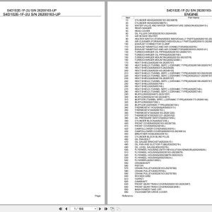Komatsu Engine S4D102E 1F 2U 26200163 UP Parts Catalog (1)