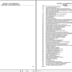 Komatsu Engine S4D102E 1J 2 26200163 UP Parts Catalog (1)