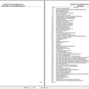 Komatsu Engine S4D102E 1X 2 26200163 UP Parts Catalog (1)