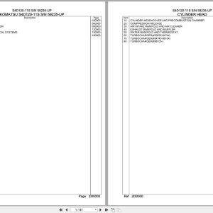 Komatsu Engine S4D120 11S 59235 UP Parts Catalog (1)