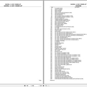 Komatsu Engine S4D95L 1J 135080 UP Parts Catalog (1)