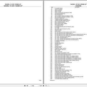 Komatsu Engine S4D95L 1K 135080 UP Parts Catalog (1)