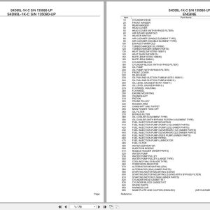 Komatsu Engine S4D95L 1K C 135080 UP Parts Catalog (1)